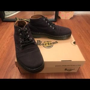 Doc Martens Bonny Black Canvas Boots Men’s 8